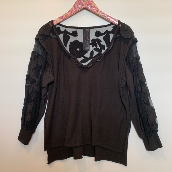 Free People Tops - Free People New Romantics Sweatshirt Top Medium